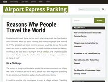 Tablet Screenshot of airportexpressparking.com